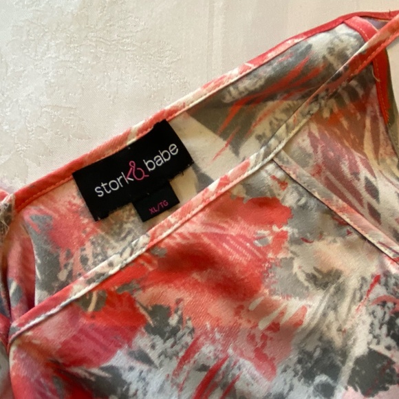 Maternity Stork & Babe Swim Coverup, Beach, Sun Dress. SZ XL - Picture 6 of 10